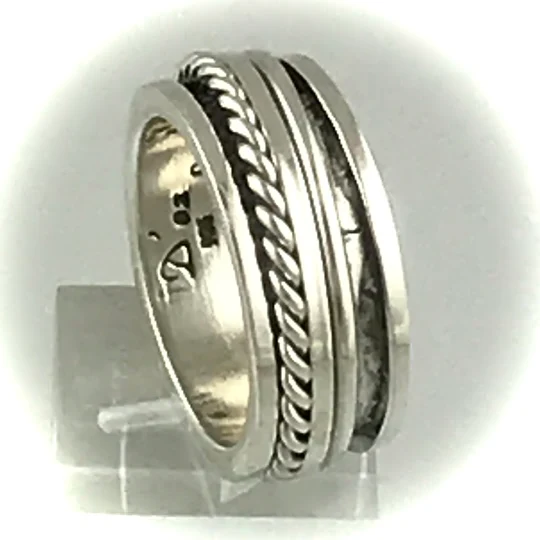 Bague Argent Multi-Anneaux – Image 4