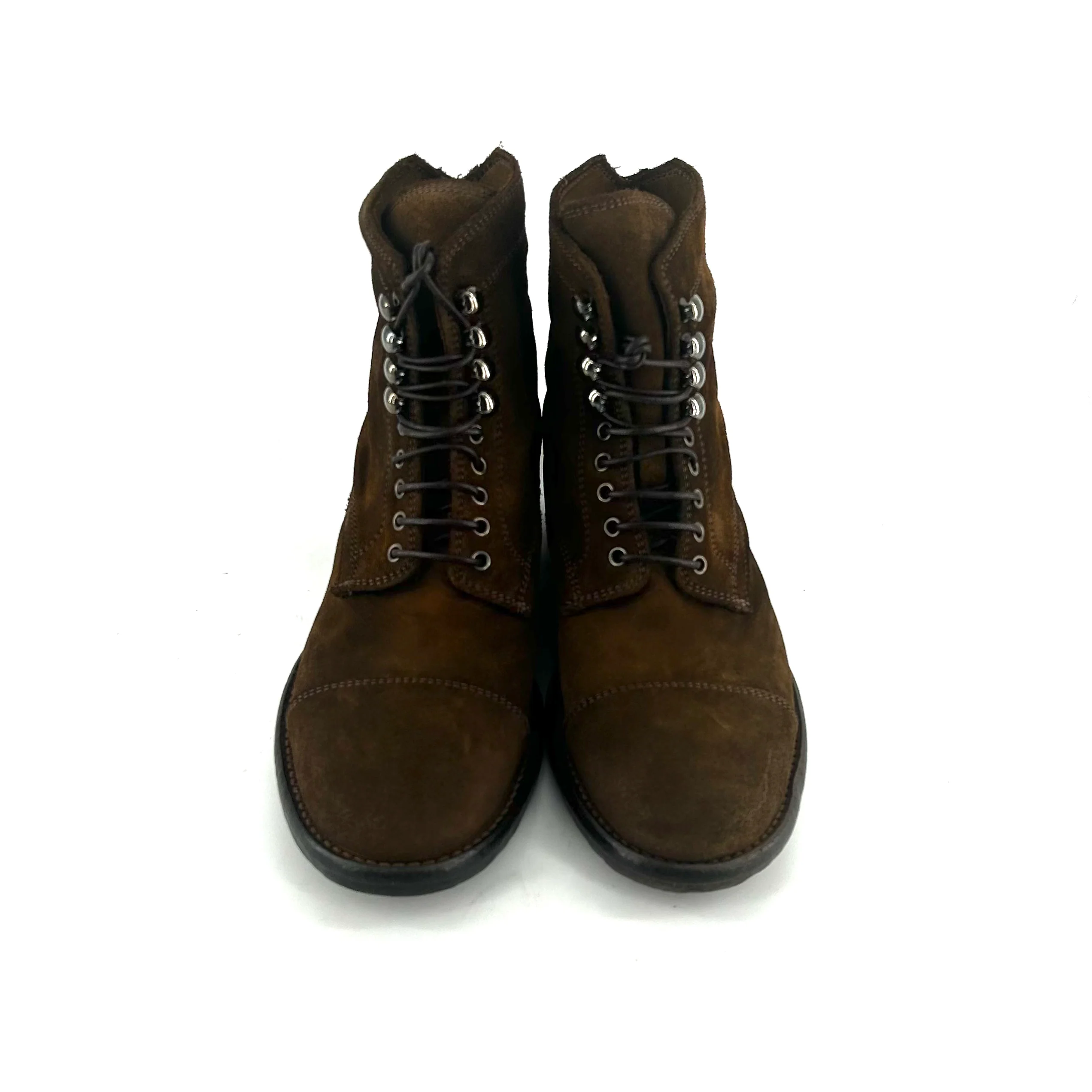 Chaussure Lacets Montante en Daim Corteccia – Image 3