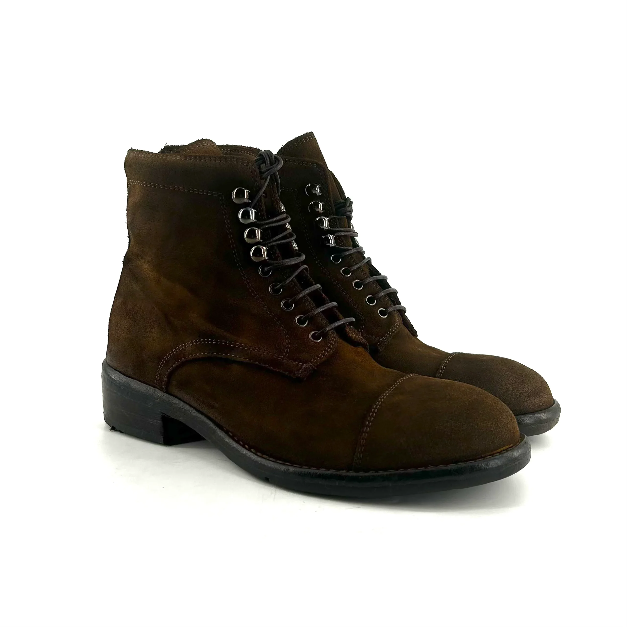 Chaussure Lacets Montante en Daim Corteccia – Image 4