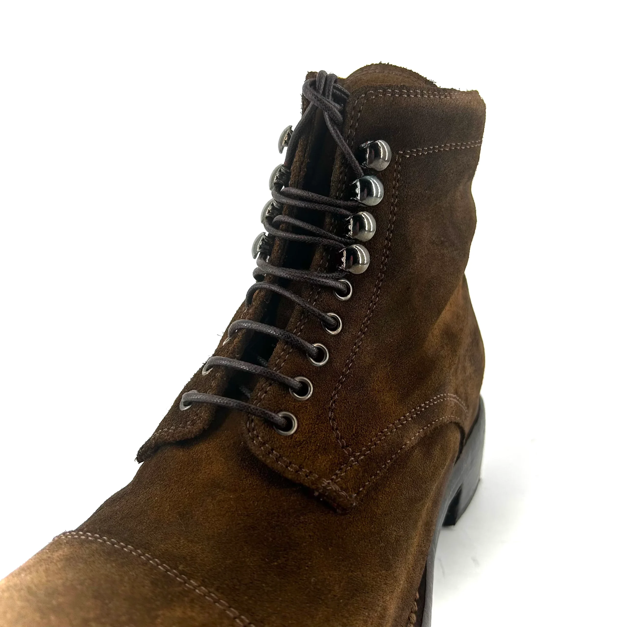 Chaussure Lacets Montante en Daim Corteccia – Image 7