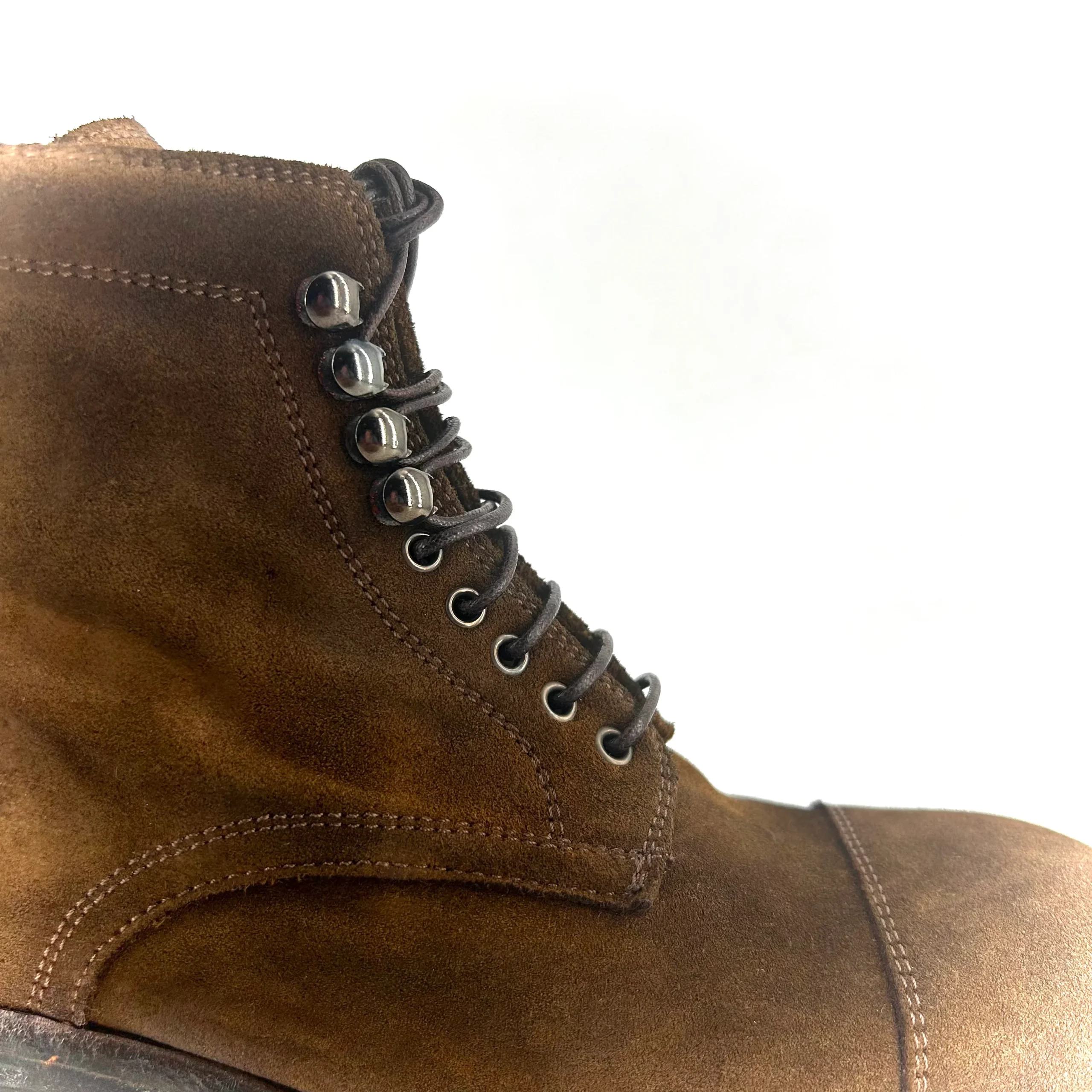 Chaussure Lacets Montante en Daim Corteccia – Image 8