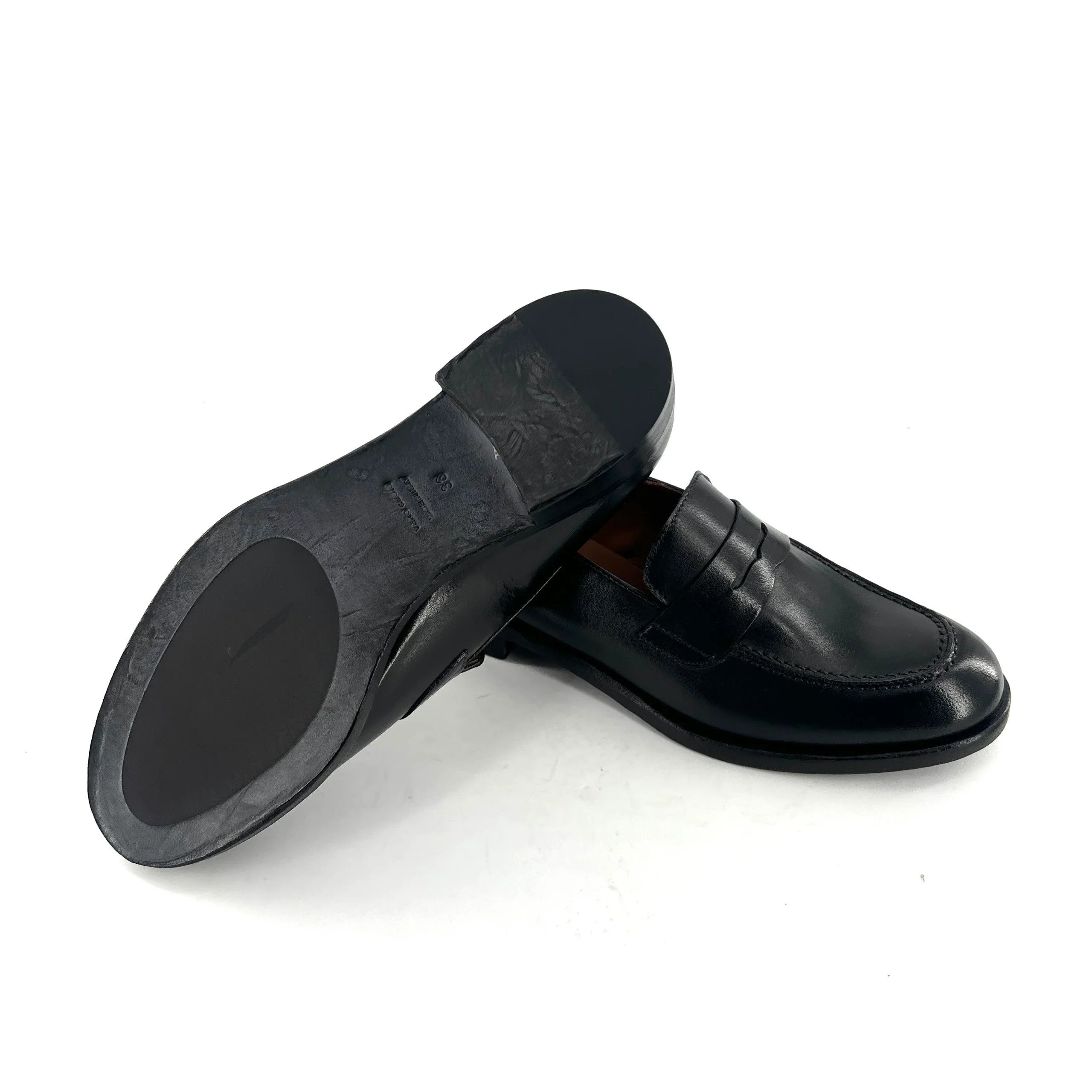 Mocassin en Cuir Noir – Image 7