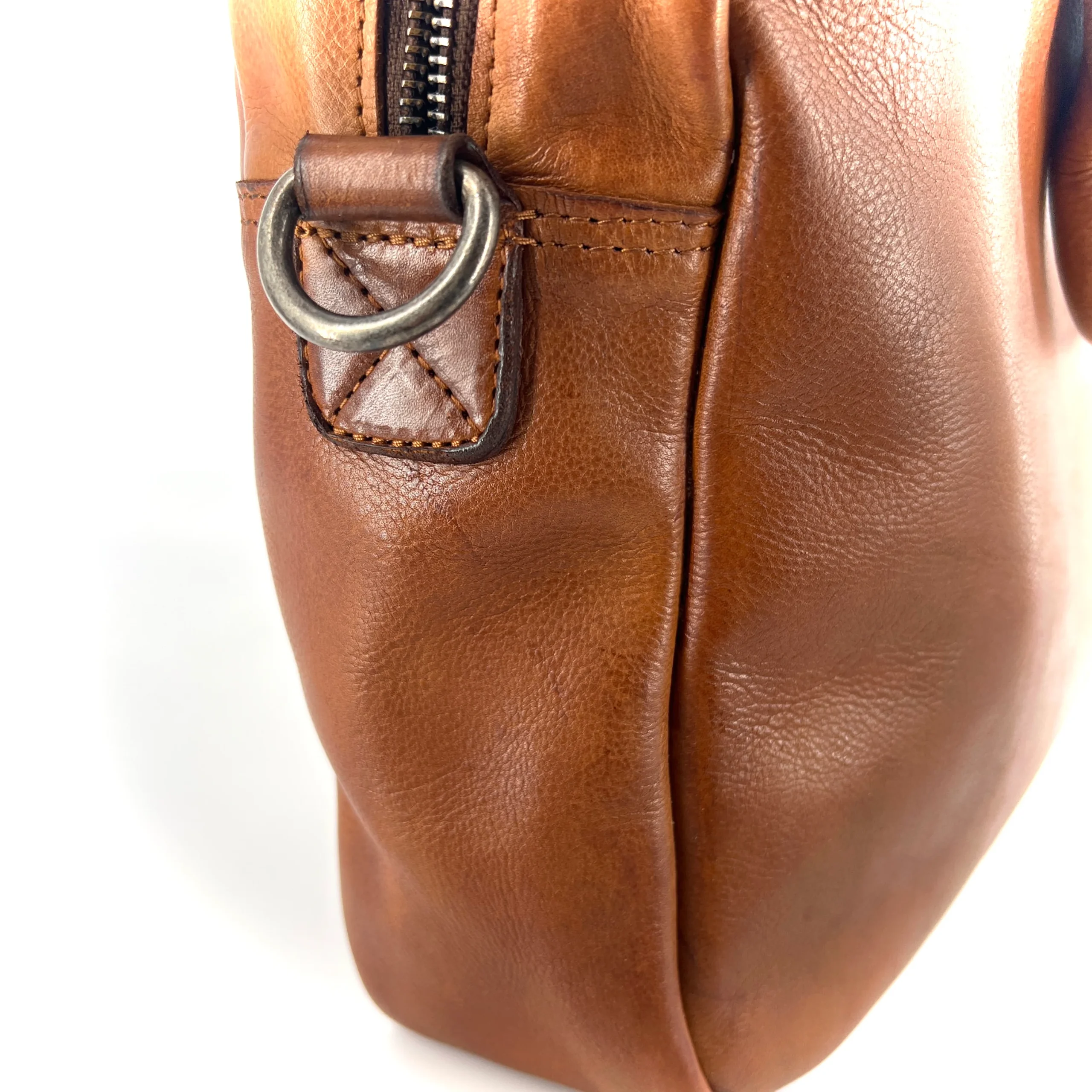 Porte-Documents en cuir Camel – Image 5