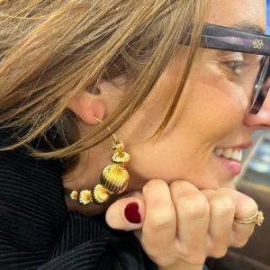 Créoles INTI XL en Plaqué Or