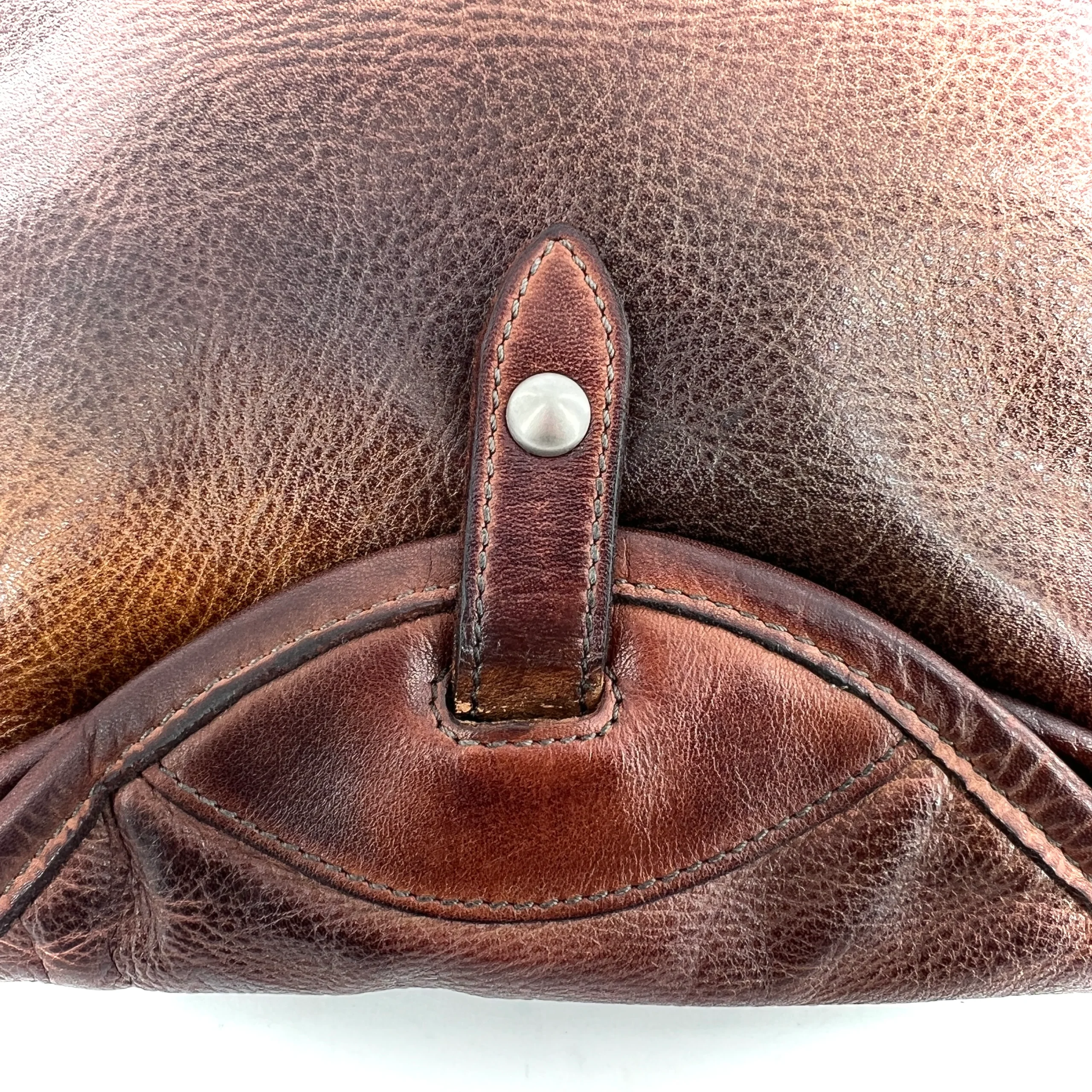 Sac DOUBLED WAVE en Cuir Rusty Brown – Image 5