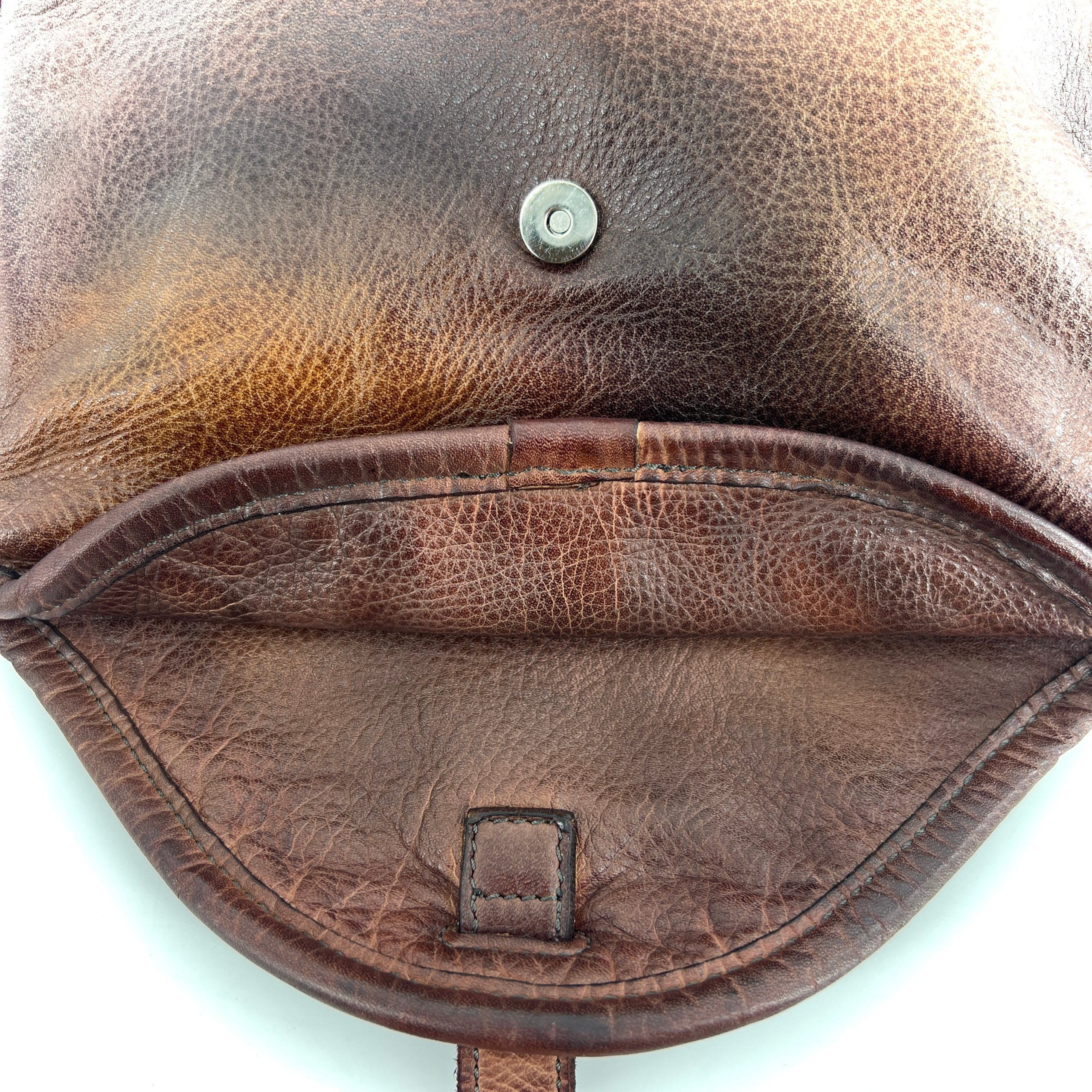 Sac DOUBLED WAVE en Cuir Rusty Brown – Image 6