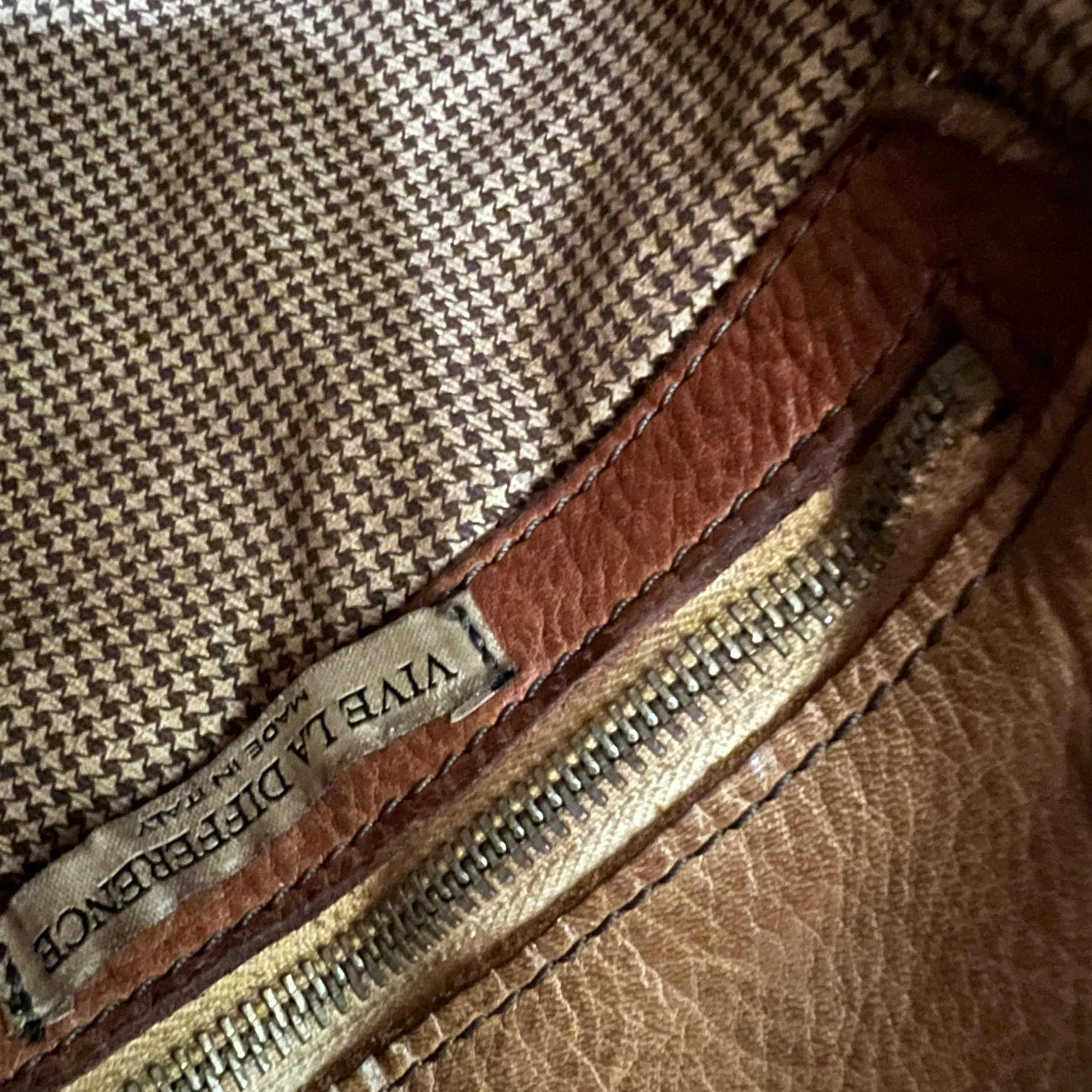 Sac DOUBLED WAVE en Cuir Sweet Brandy – Image 6