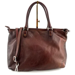 Sac FLAMINGO en Cuir Rusty Brown