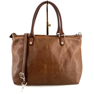 Sac FLAMINGO en Cuir Sweet Brandy