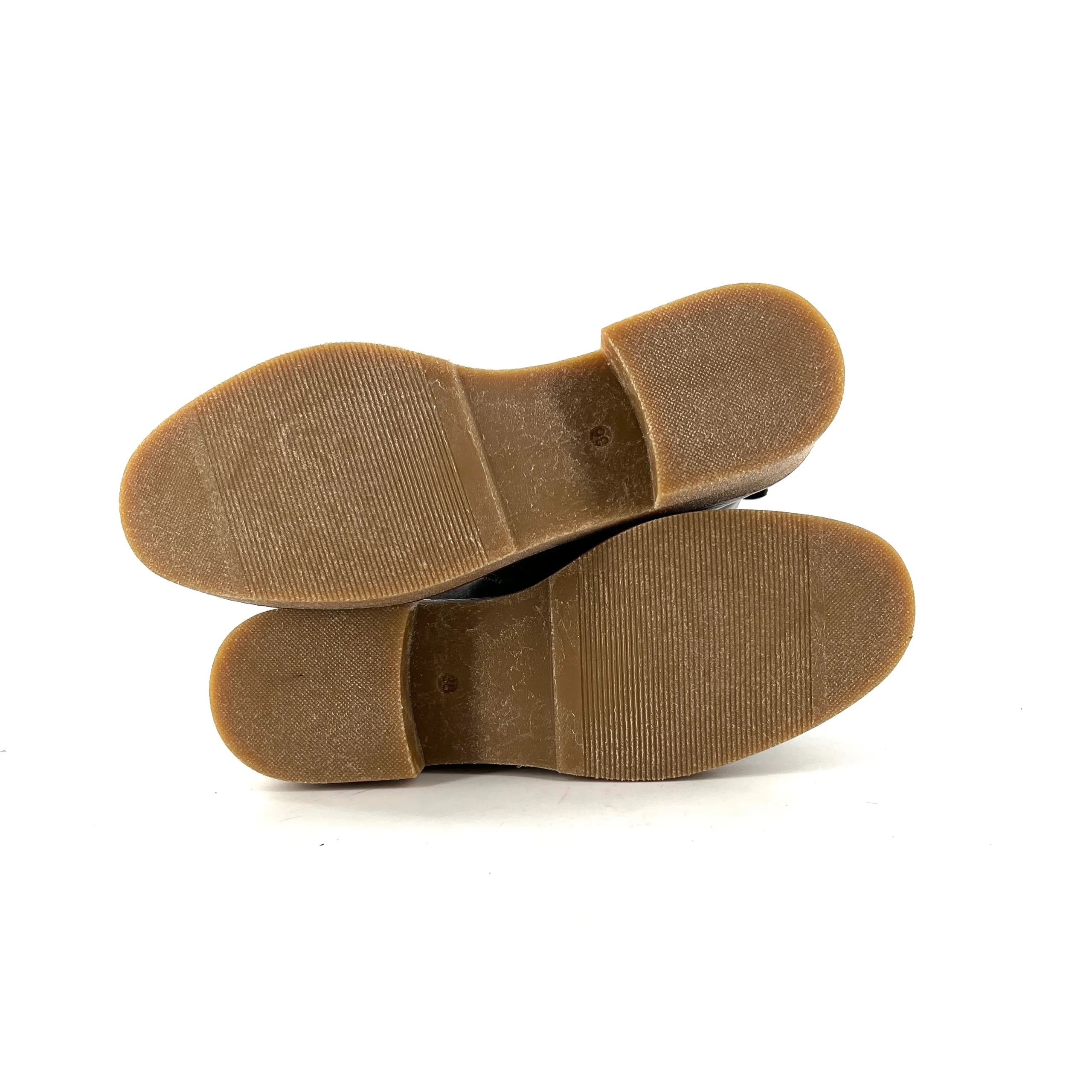 Chaussure Lacets Montante Zippé Intérieur Semelle Crêpe en Cuir Marron Foncé – Image 6