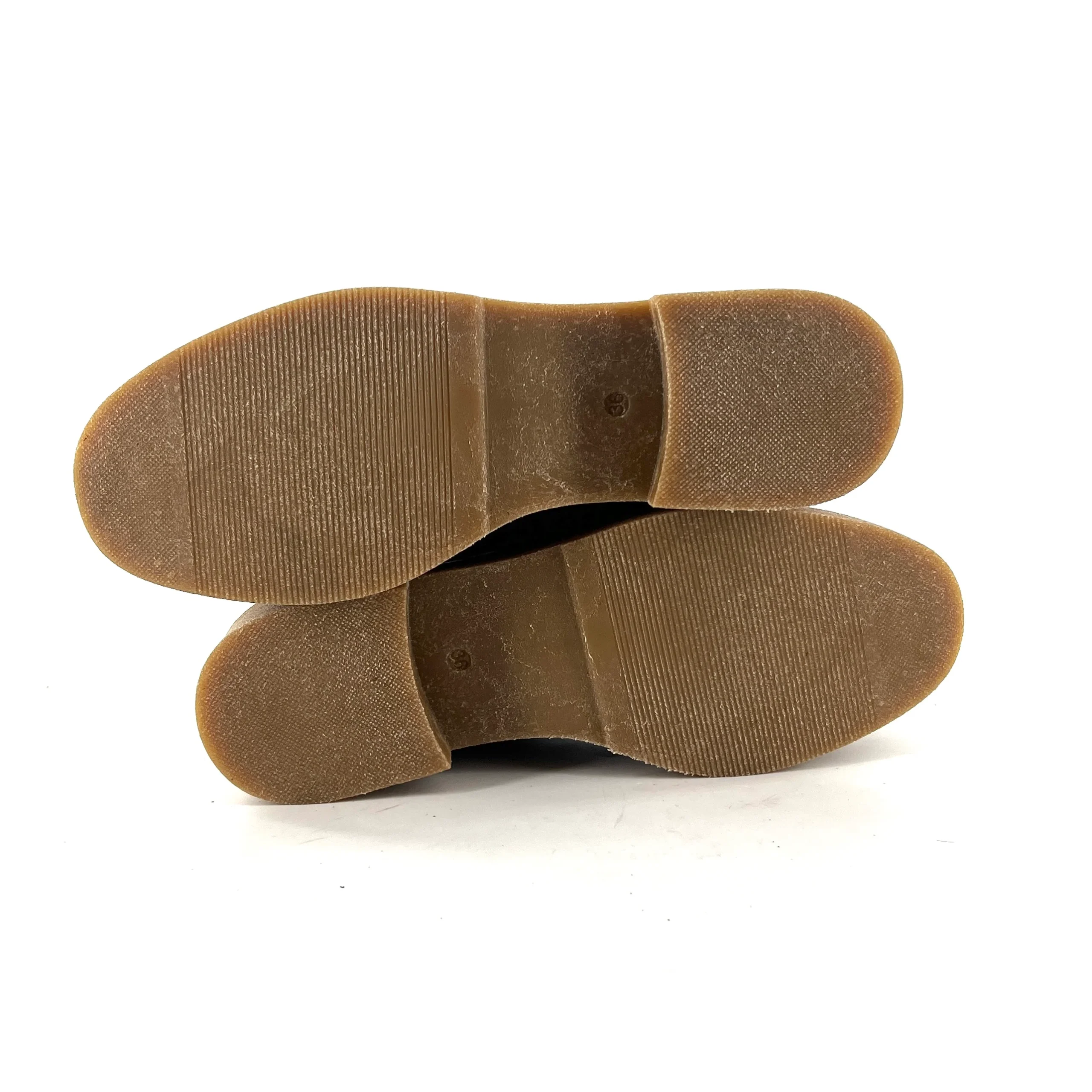 Chaussure Lacets Montante Zippé Intérieur Semelle Crêpe en Daim Marron – Image 6