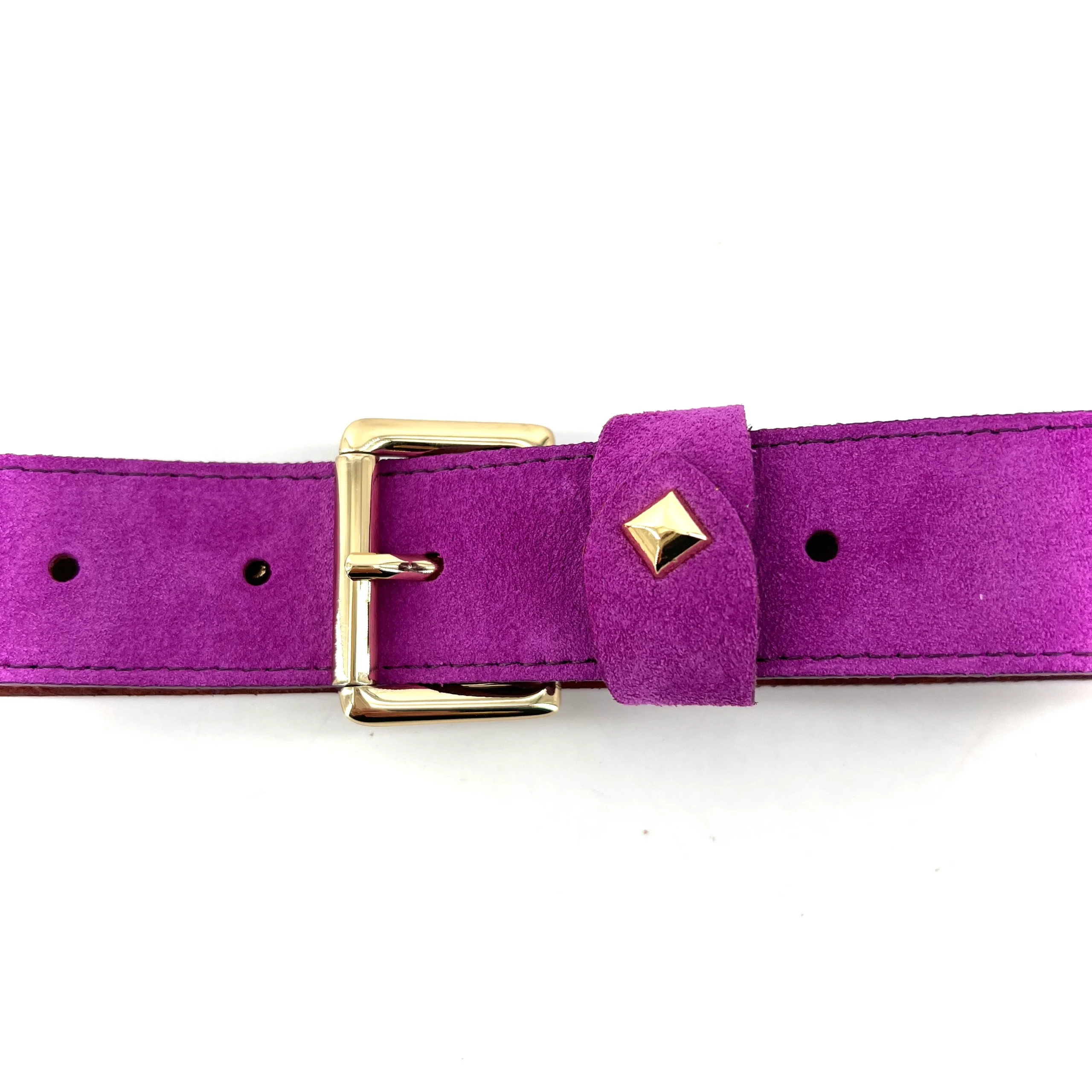 Ceinture LA TURENNE en Velours Verbena – Image 3