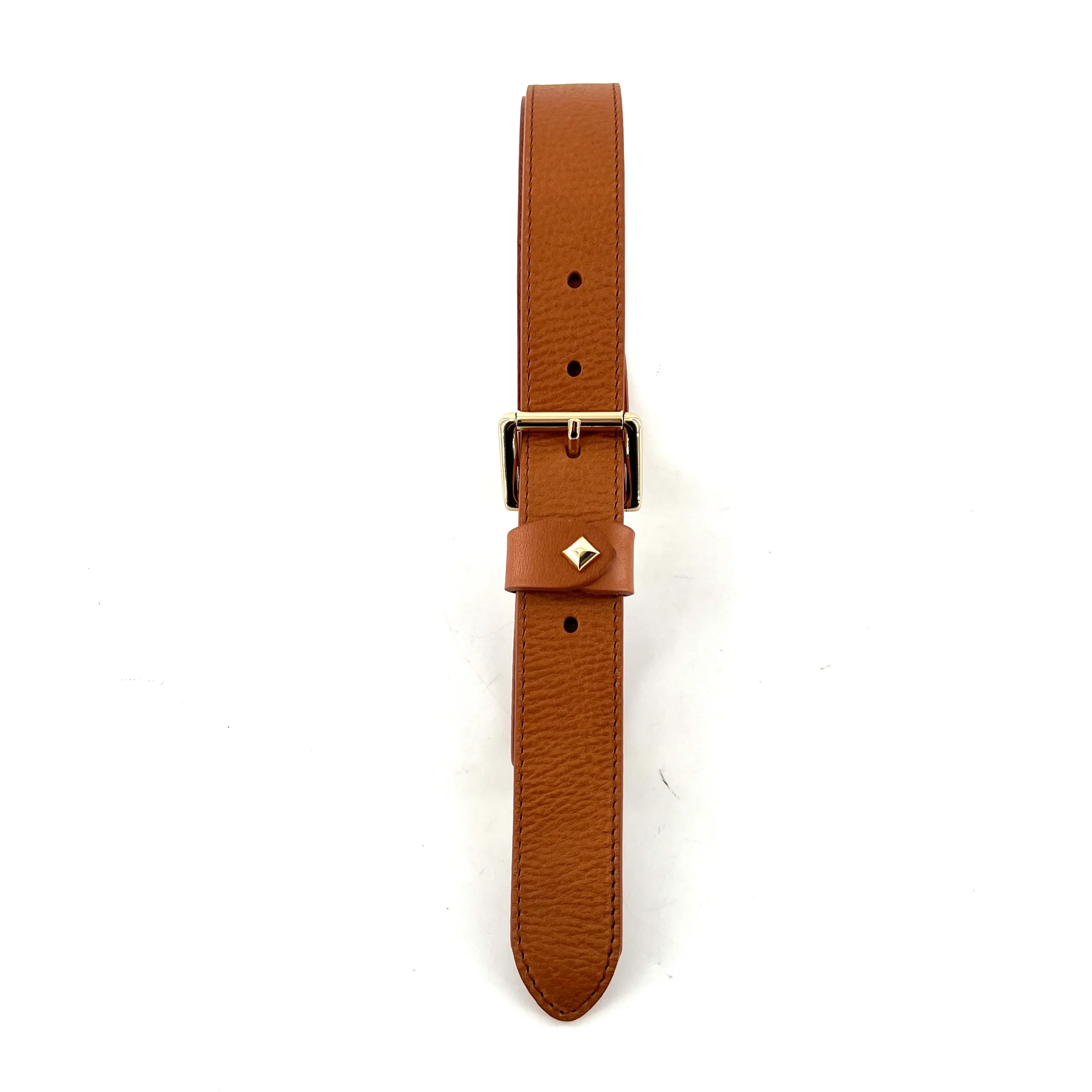 Ceinture LA TURENNE en Cuir Tobacco