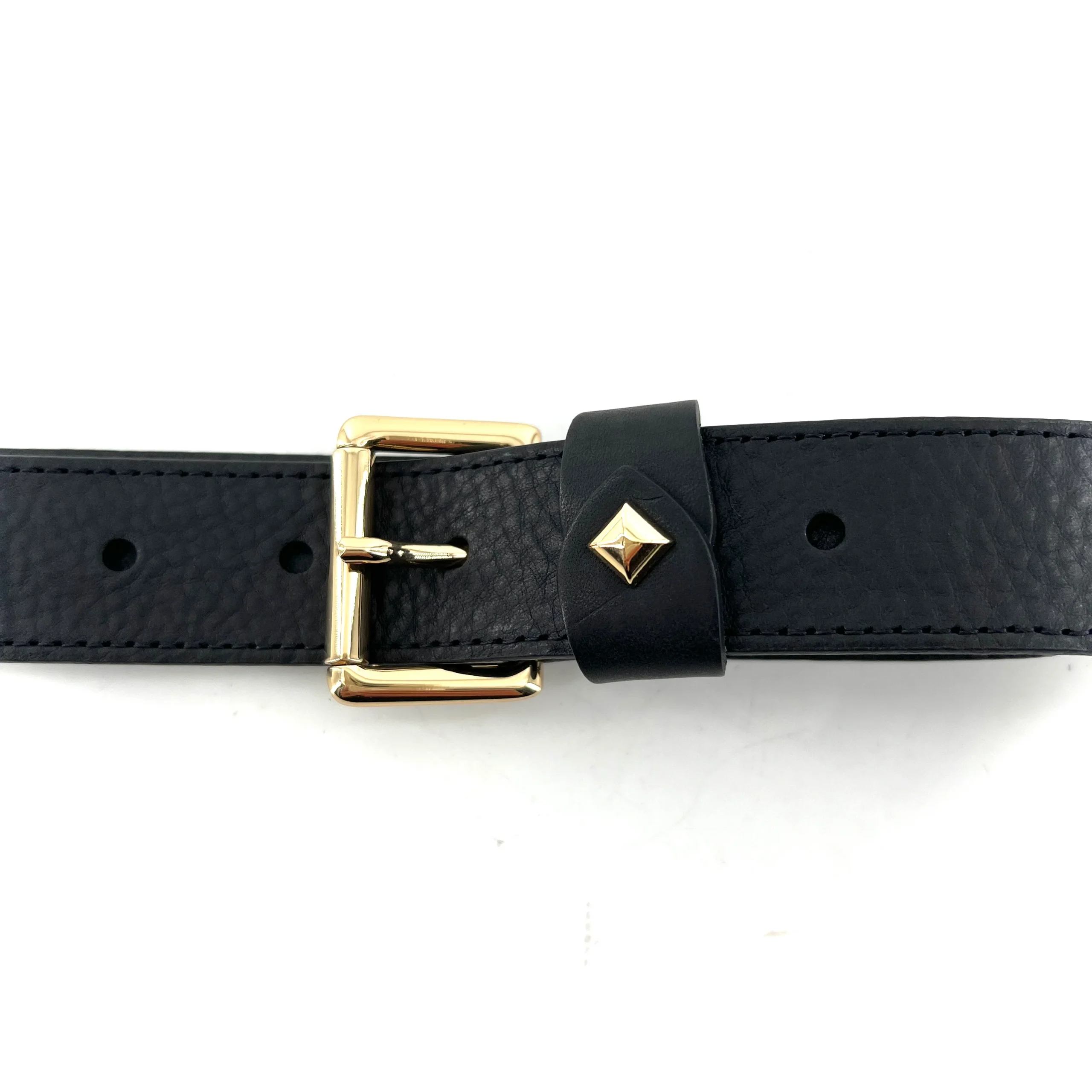 Ceinture LA TURENNE en Cuir Noir – Image 3