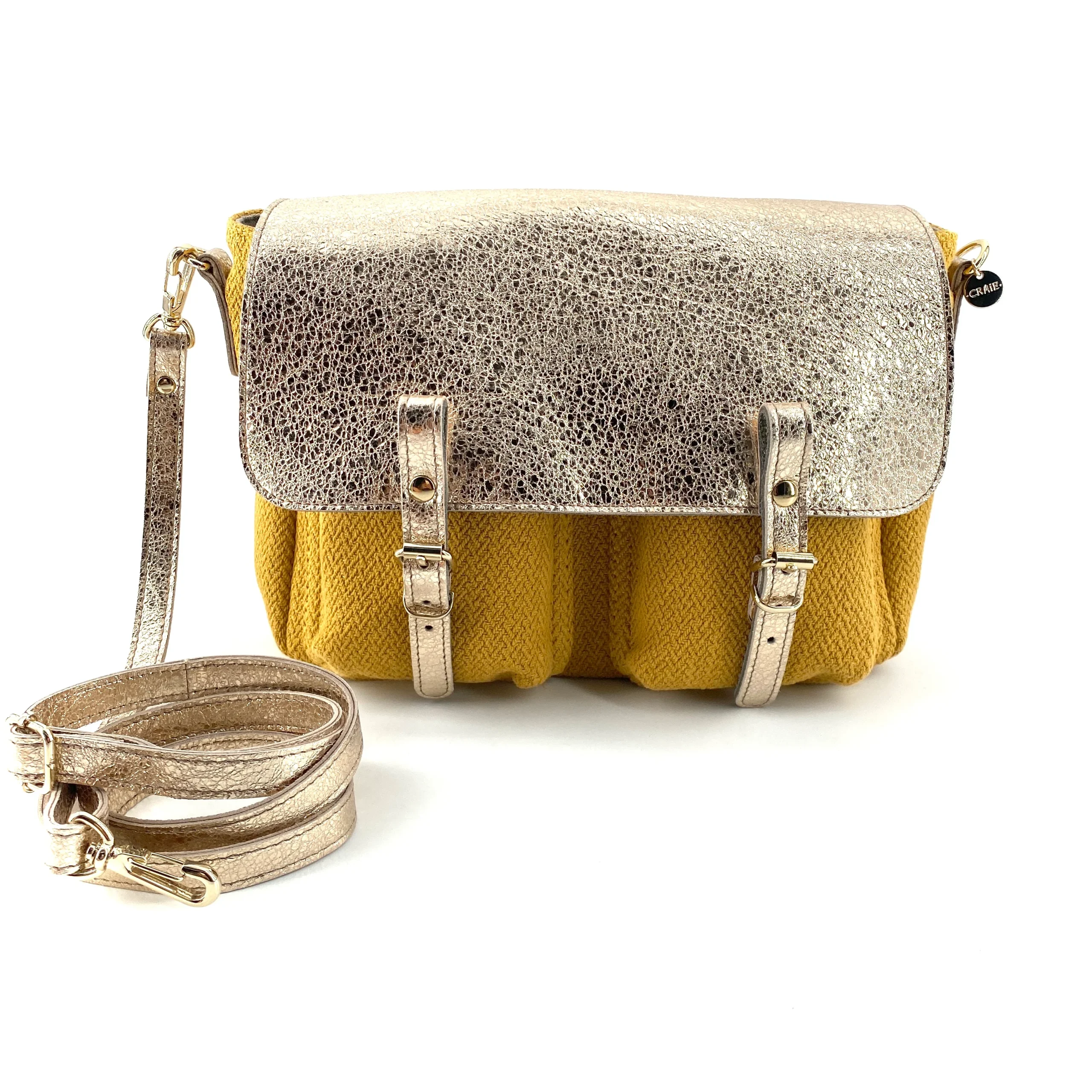 Mini Mathématiques Toile et Cuir Spring Jaune