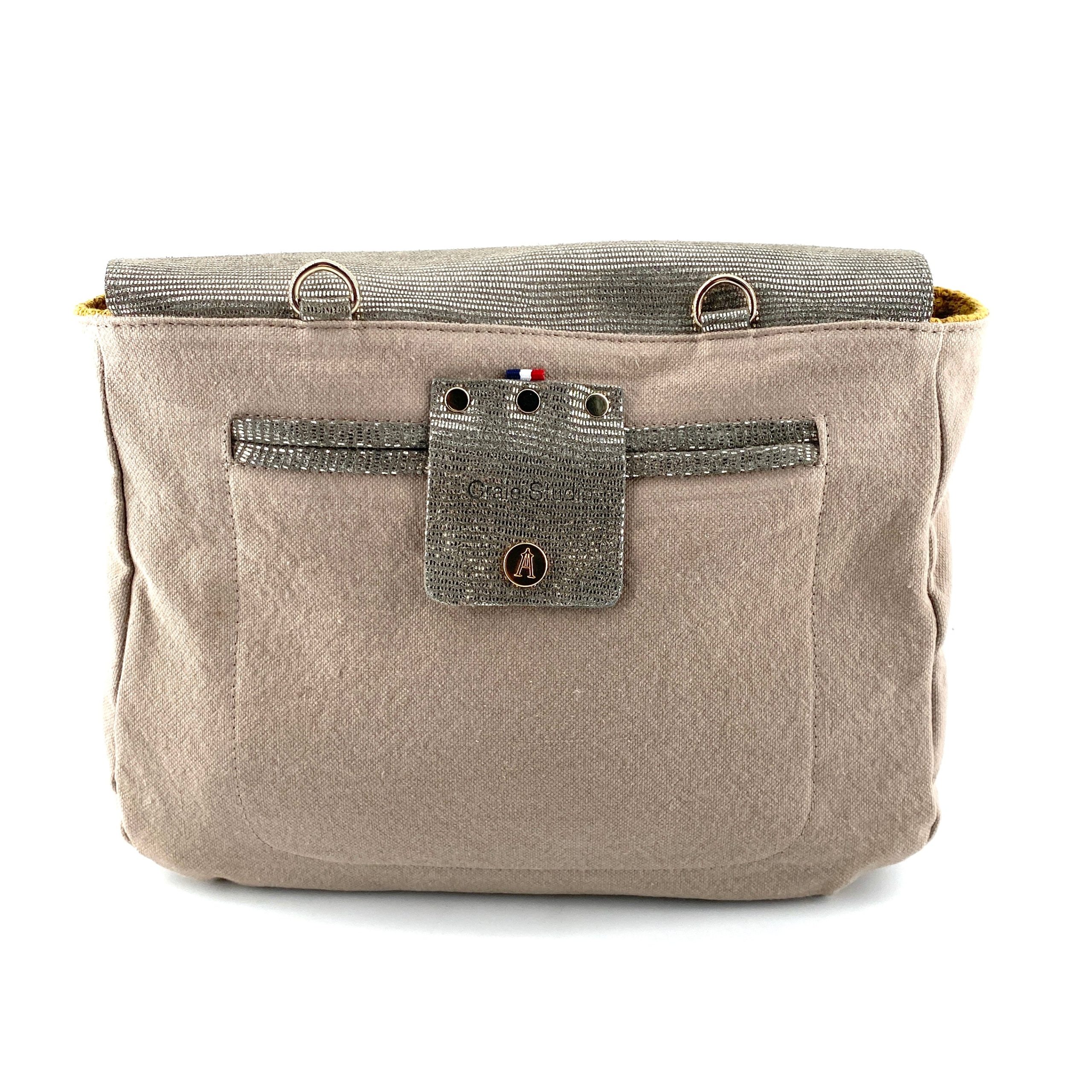 Mini Mathématiques Toile et Cuir Spring Jaune – Image 5