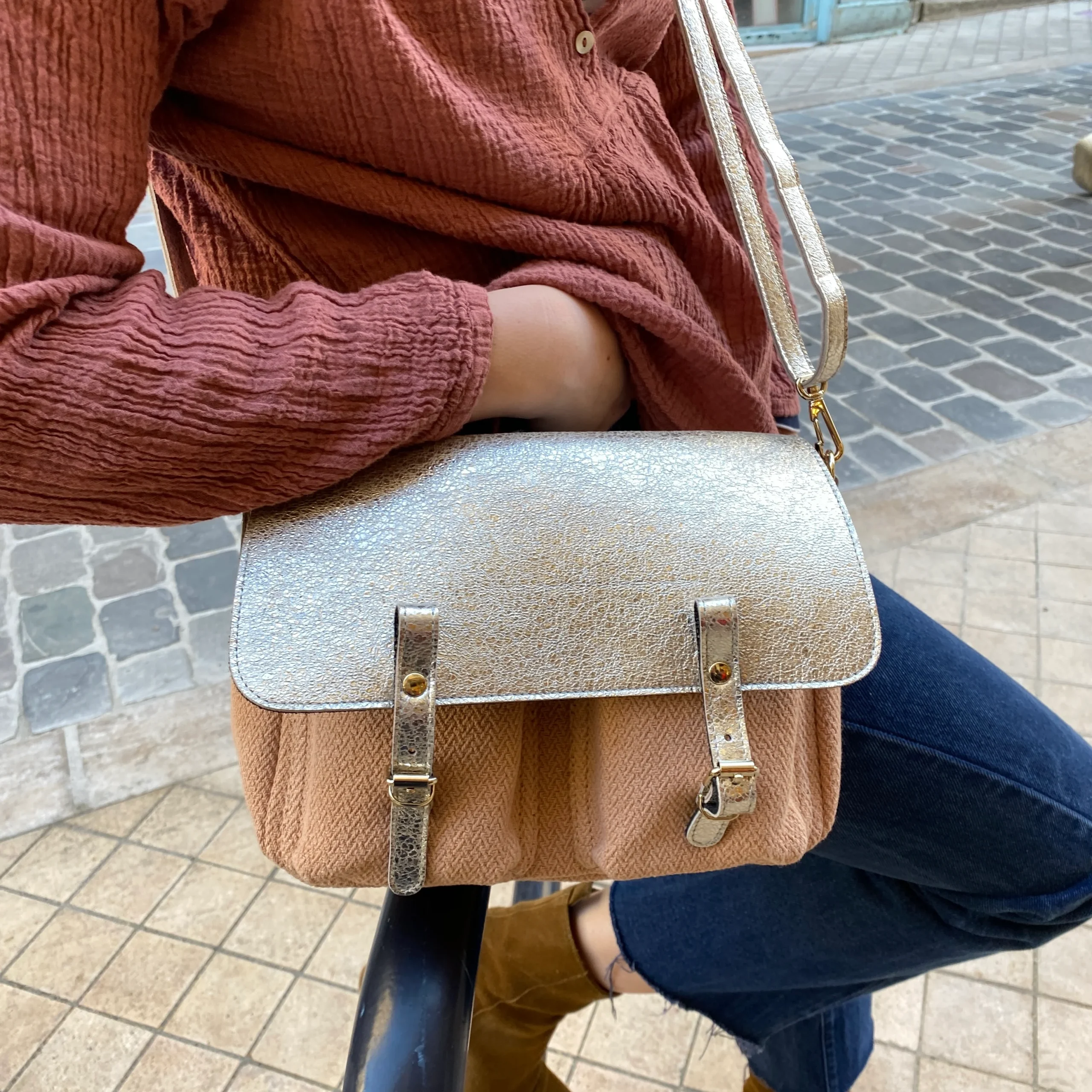 Mini Mathématiques Toile et Cuir Spring Rose – Image 6