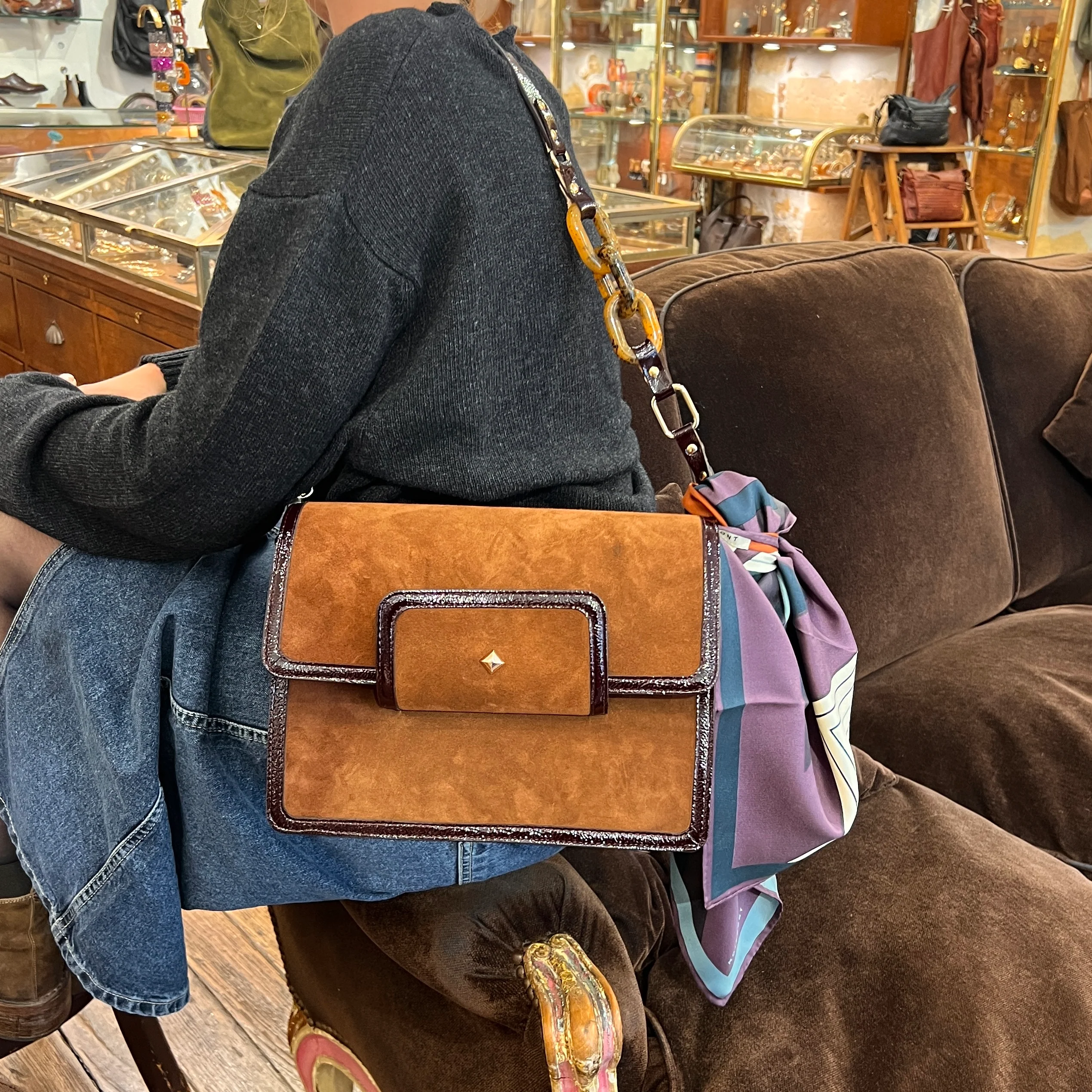 Sac le GRAND MISCHKA Velours – Image 5