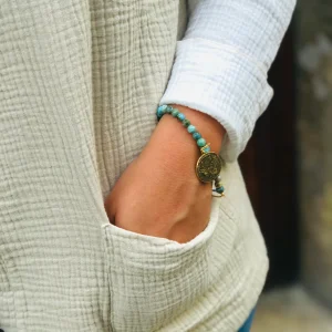 Bracelet XANADU Small plaqué Or et Opales