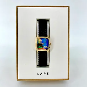 Montre PRIMA OLYMPE Bracelet Perlon Bleu Nuit