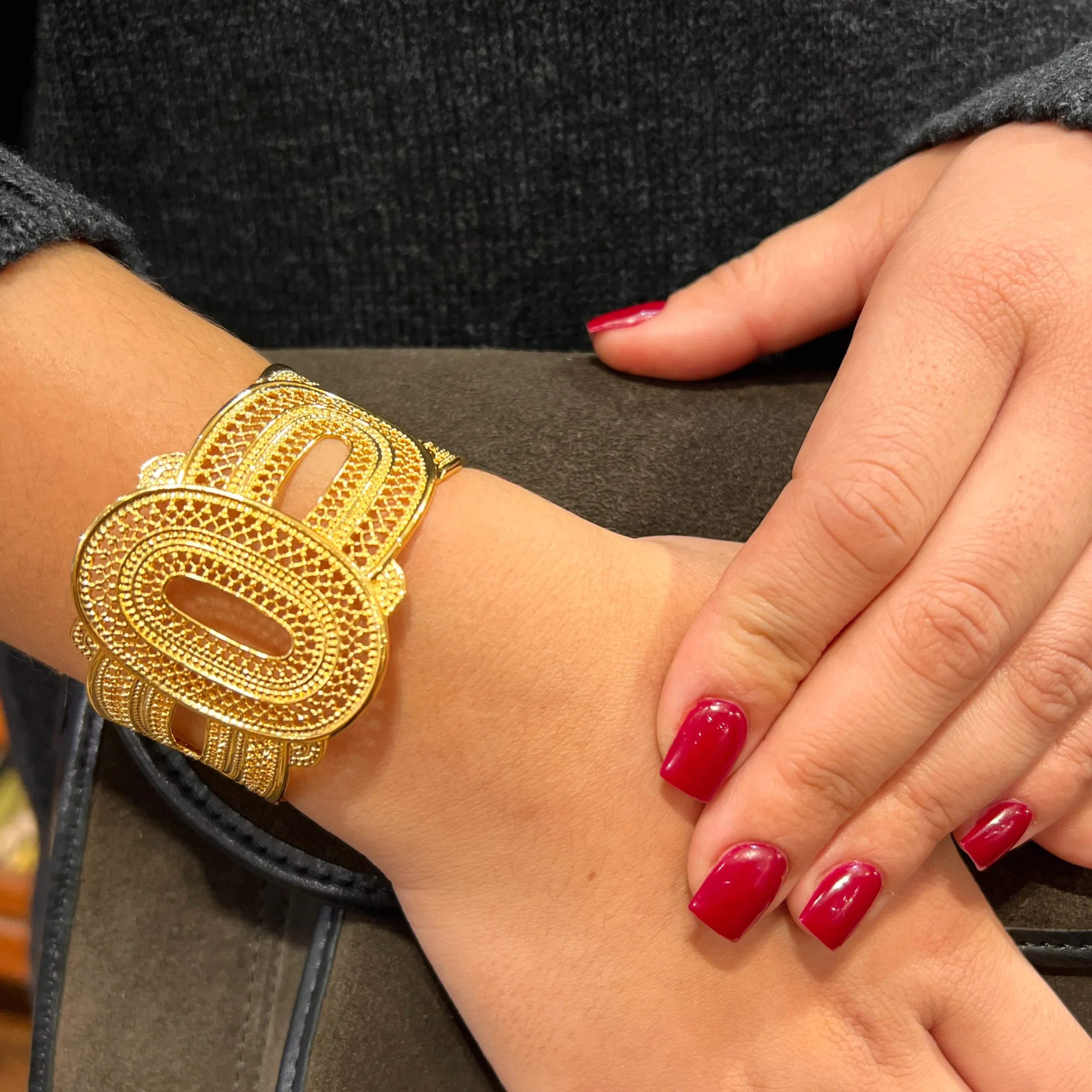 Manchette NOOR MM en PlaquĆ© Or ā Image 2