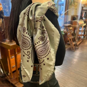 Bandana de Soie Shadow / Ganache