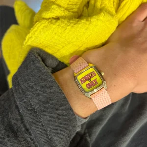 Montre PRIMA ALDUTS ONLY Bracelet Perlon Rose