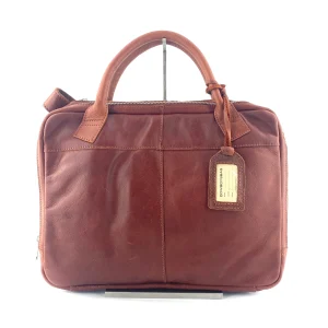 Cartable en Cuir Camel