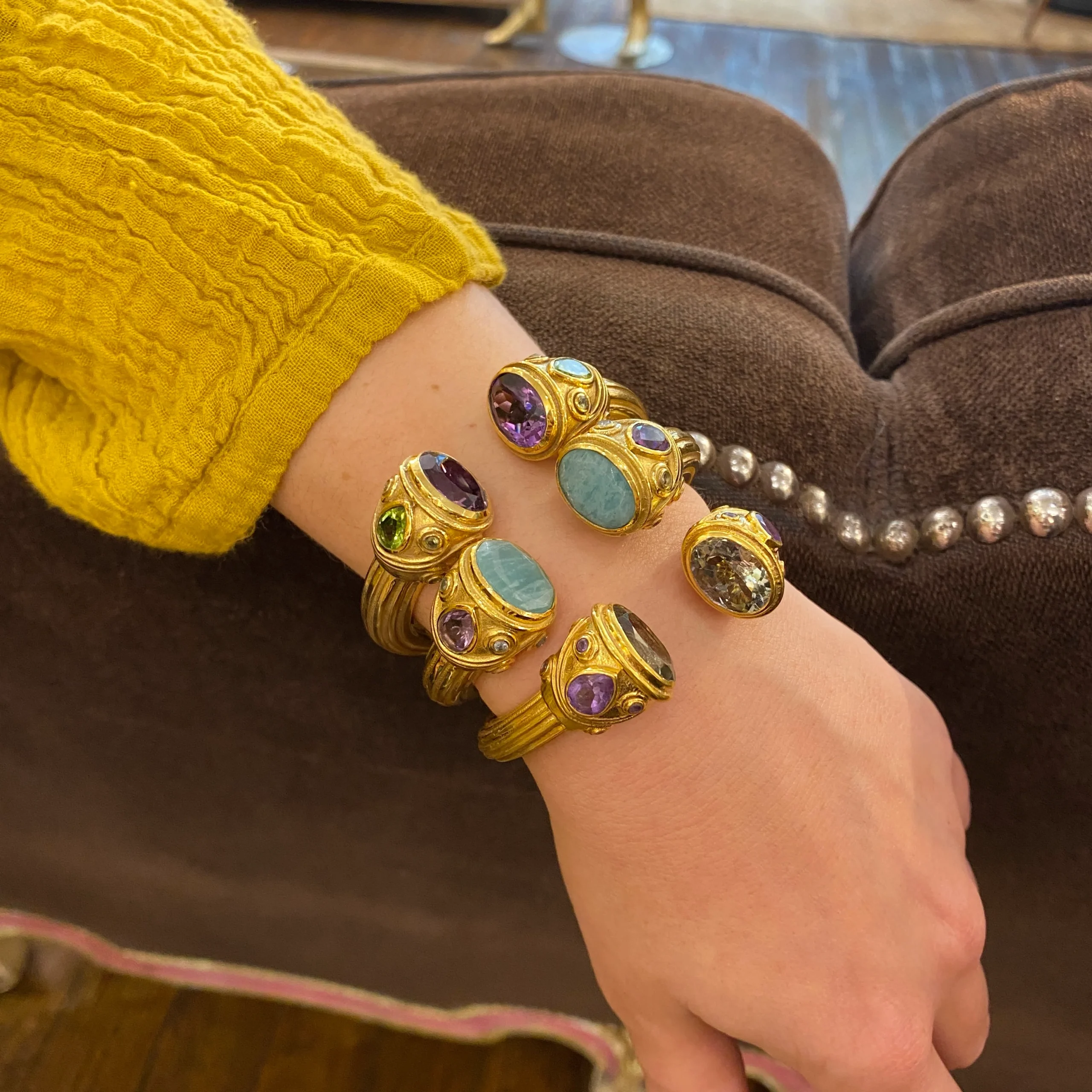 Jonc NILAYA en Péridot