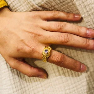 Bague ALISHA en Améthyste
