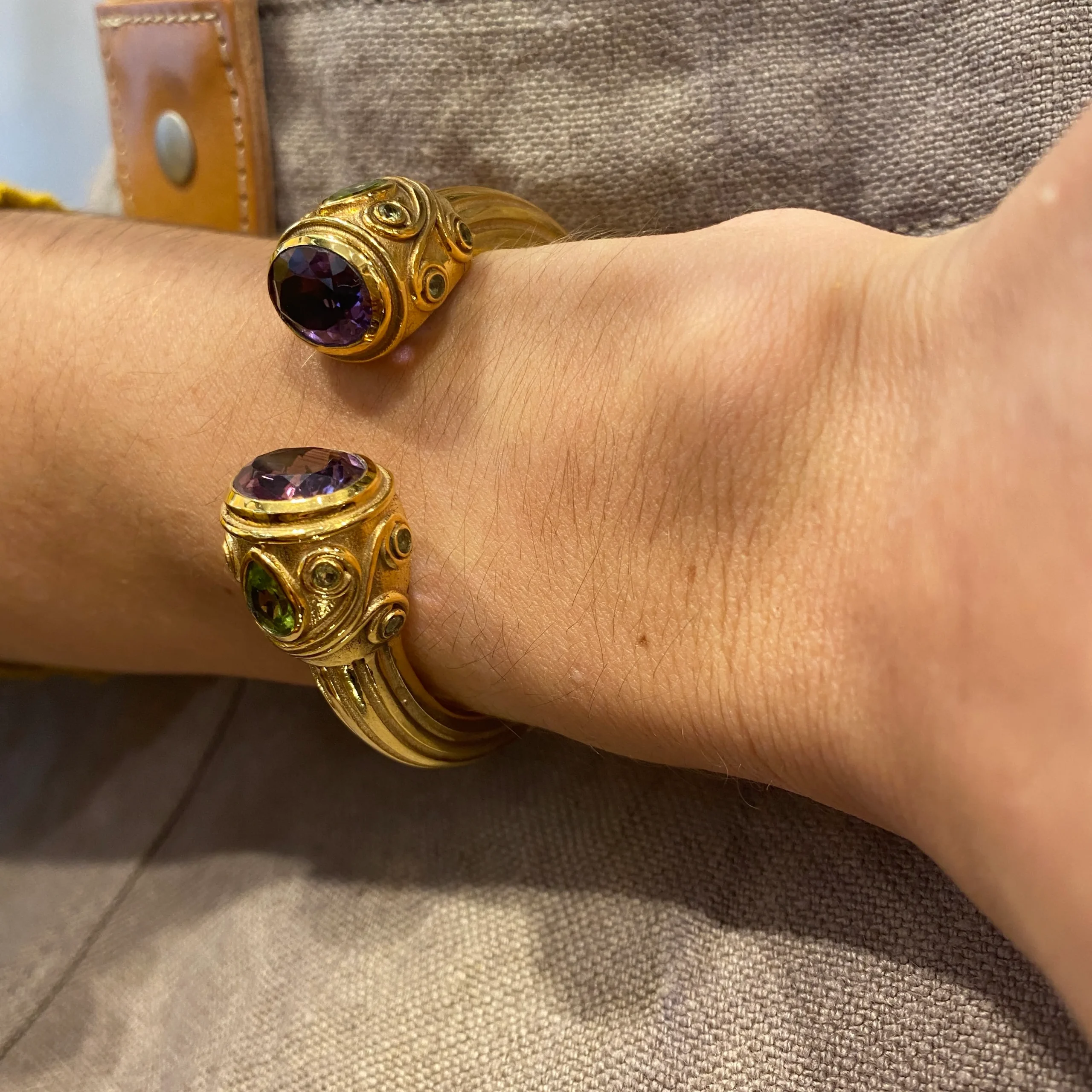 Jonc NILAYA en Améthyste – Image 2