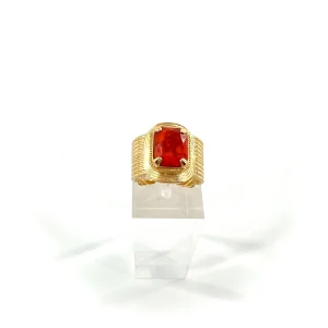 Bague Ajustable SOLEIL Corail