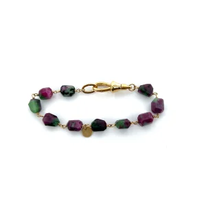 Bracelet LENNY en Rubis Zoisite