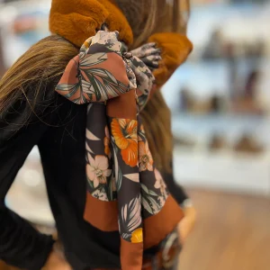 Col Fausse Fourrure Roux / Terre