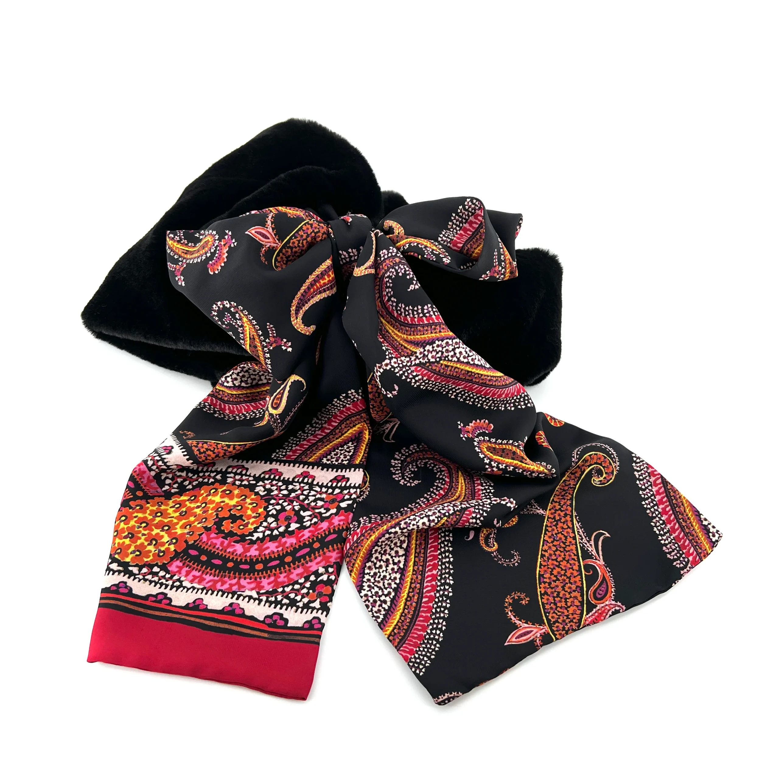 Col en Fausse Fourrure Noir / Black – Image 4