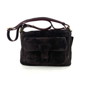 Sac PALOMA en Croûte Velours Écorce