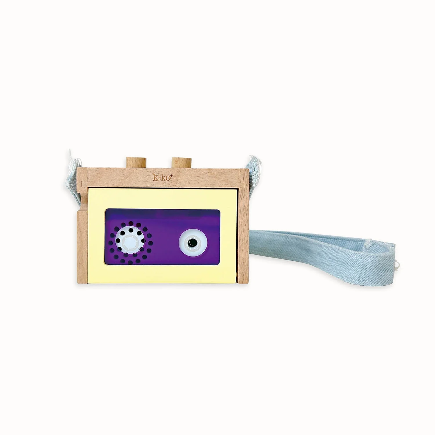 Mini magnétophone en bois