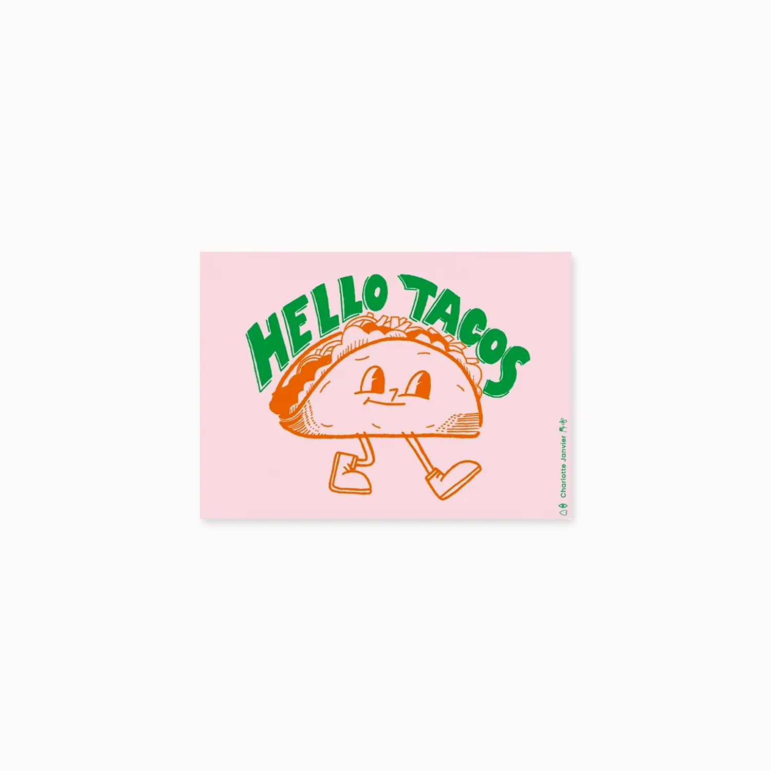 Carte "Hello Tacos"