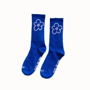 Chaussettes "Not today" bleu foncé