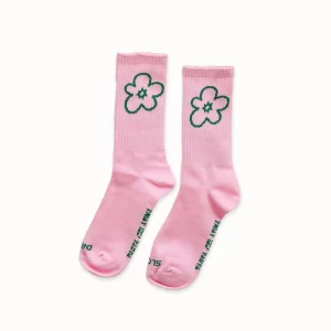 Chaussettes "Slow days" rose