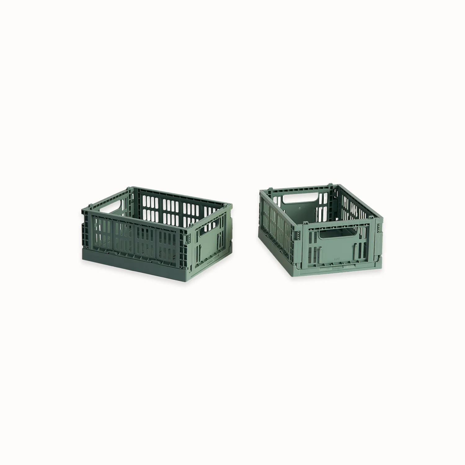 Set de 2 mini cagettes Dark green – Image 2