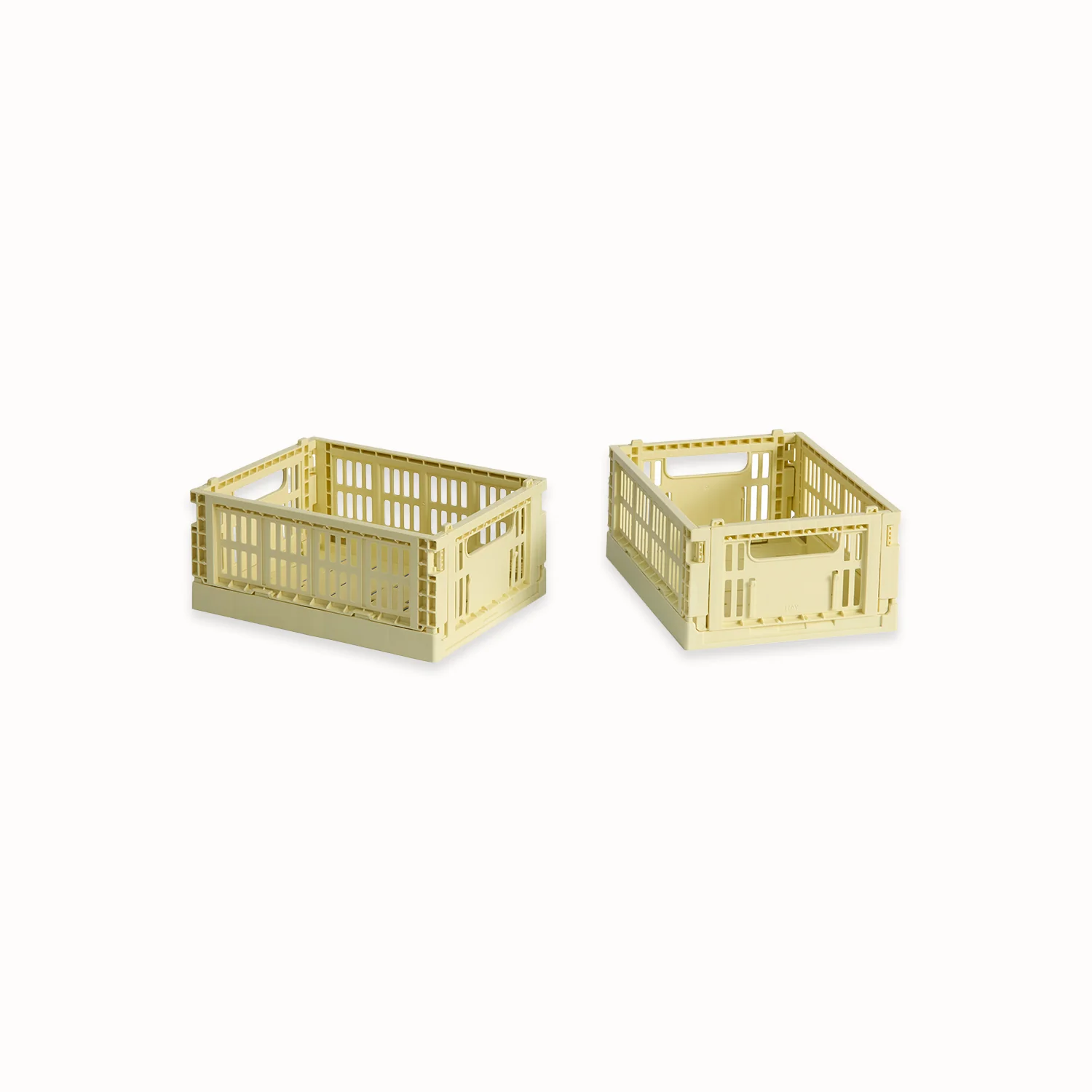 Set de 2 mini cagettes Light yellow – Image 2