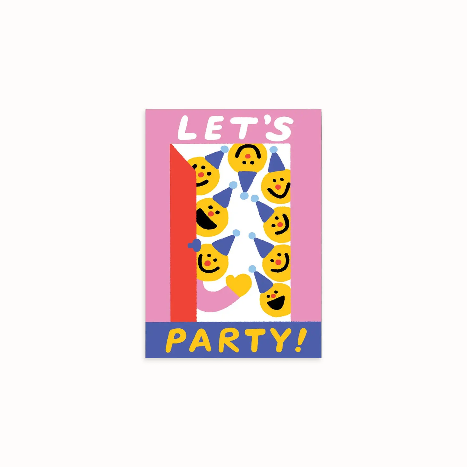 Carte + enveloppe « Let's party »
