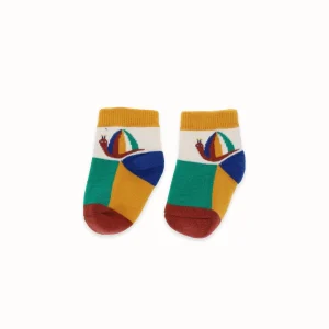 Chaussettes bébé "Escargot"