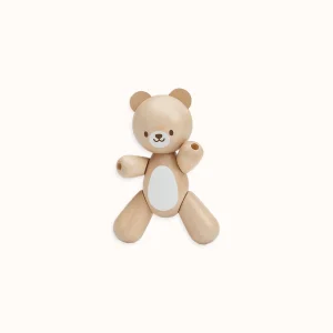 Ourson en bois articulé