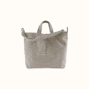Sac bandoulière "Horizontal grid"