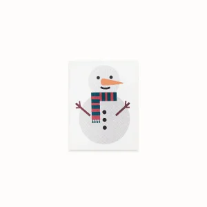 Carte + enveloppe « Snowman »