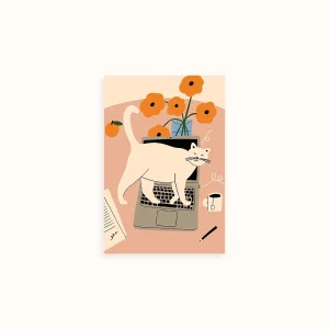 Carte + enveloppe « Stop working »