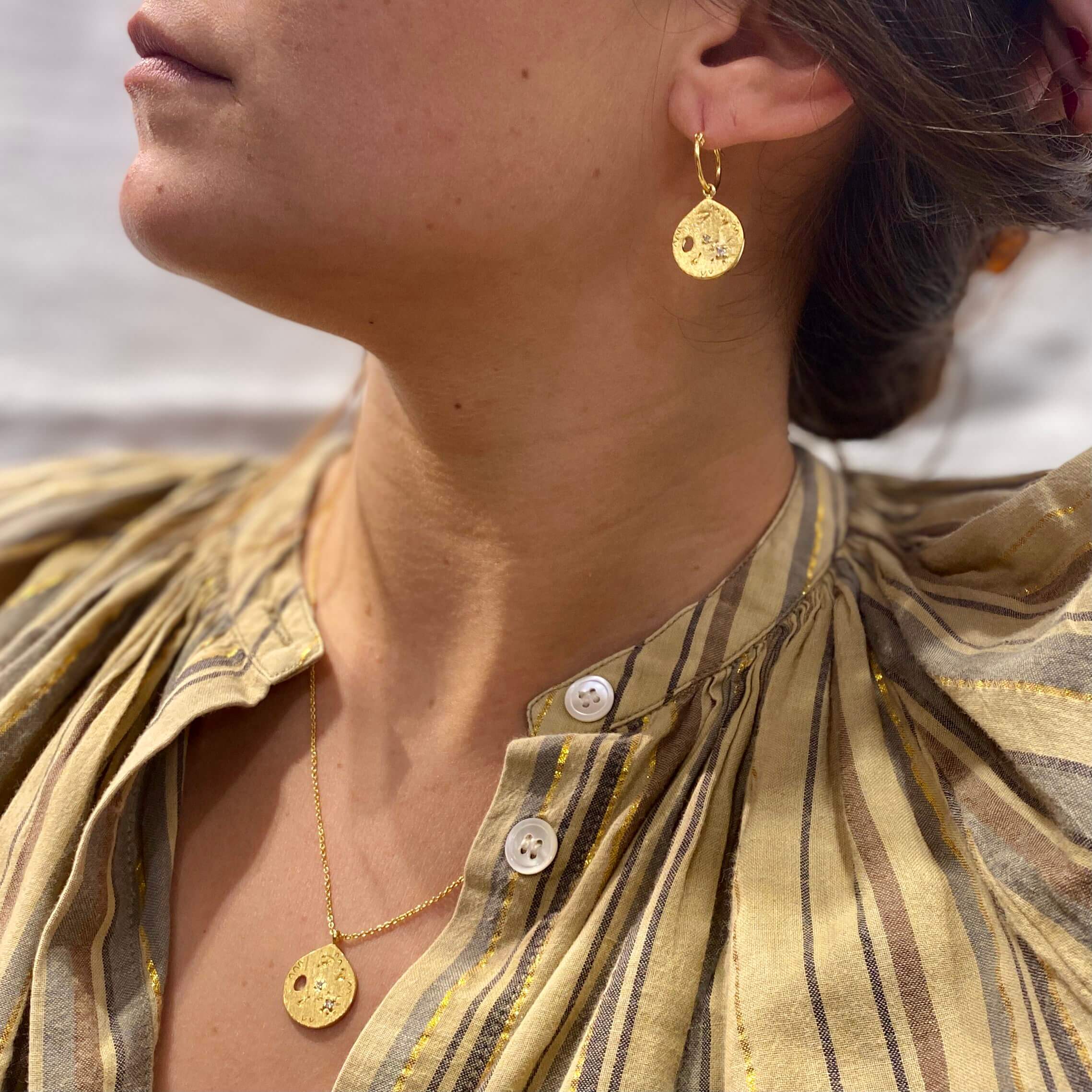 Mini Créoles Ajourées JOY – Image 3