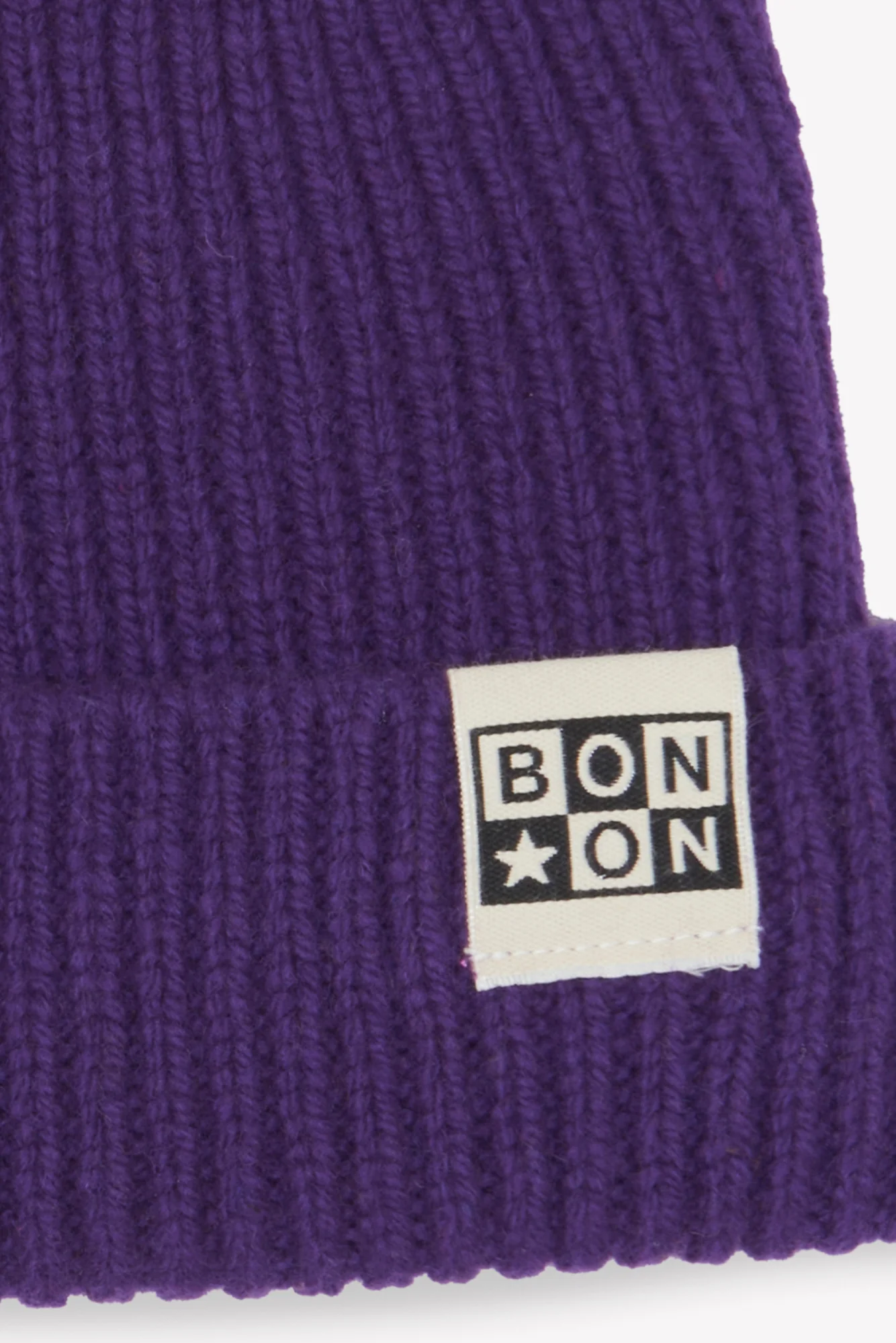 Bonnet - Violet en tricot – Image 4